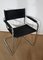 Leather and Chromed Metal Armchairs in the Style of Marcel Breuer, 1970s, Set of 2, Image 4