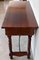 20th Century Baroque Walnut Lyre-Leg Trestle Refectory Desk Writing Table, 1900 4