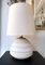 Lámpara italiana grande de cerámica y latón, años 70, Imagen 1