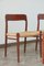 Teak String Model 75 Chairs by Niels Otto (N. O.) Møller, 1950s, Set of 4 15