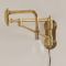 Industrial Brass Machine Workbench Lamp, 1930s, Image 10