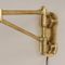 Industrial Brass Machine Workbench Lamp, 1930s 9