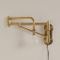 Industrial Brass Machine Workbench Lamp, 1930s 11