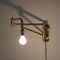 Industrial Brass Machine Workbench Lamp, 1930s, Image 2