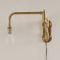 Industrial Brass Machine Workbench Lamp, 1930s, Image 5