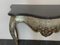 Patinated Silver Black Marble Eclectic Console Baroque, 1990s, Image 6