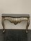 Patinated Silver Black Marble Eclectic Console Baroque, 1990s, Image 2