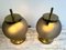 Mid-Century Italian Brass and Murano Glass Lamps from Artemide, 1962, Set of 2 3