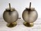 Mid-Century Italian Brass and Murano Glass Lamps from Artemide, 1962, Set of 2 2