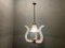 Lámpara colgante Barovier italiana de cristal de Murano de Ercole Barovier, años 40, Imagen 3