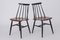 Vintage Teak Fanett Chairs by Ilmari Tapiovaara for Asko, 1970s, Set of 2 1