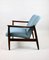 Light Blue GFM-64 Armchair attributed to Edmund Homa, 1970s, Image 8