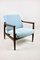 Light Blue GFM-64 Armchair attributed to Edmund Homa, 1970s, Image 3