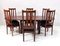 Art Deco Amsterdamse School High Back Dining Room Chairs, 1920s, Set of 6, Image 16