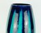 Mid-Century Model No. 248-38 Europ Line Vase in Blue and Emerald Green from Scheurich, 1950s 4