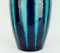 Mid-Century Model No. 248-38 Europ Line Vase in Blue and Emerald Green from Scheurich, 1950s 3
