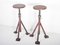 Mid-Century Industrial Bar Swivel Stools, 1960s, Set of 2 1