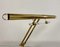 Brass and Acrylic Glass Desk Lamp, 1980s 10