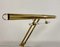 Brass and Acrylic Glass Desk Lamp, 1980s, Image 10