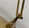 Brass and Acrylic Glass Desk Lamp, 1980s 11