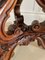 Antique Victorian Carved Walnut Stool, 1850s, Image 5