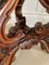 Sgabello antico vittoriano in legno di noce intagliato, metà XIX secolo, Immagine 5