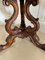 Antique Victorian Carved Walnut Stool, 1850s 7
