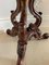 Antique Victorian Carved Walnut Stool, 1850s, Image 8