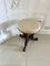 Antique Victorian Carved Walnut Stool, 1850s, Image 2