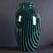 Large Mid-Century Black & Green Glass Vase from Peill & Putzler 7