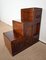 Sofa End Table with Stepstool Structure in Teak, 1960 1