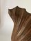 Scultura a forma di conchiglia in legno marrone, Francia, anni '60, Immagine 6