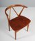 Teak and Oak Armchair attributed to Henning Kjærnulf, 1960s, Image 2