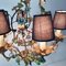 Mid-Century Italian Tole Chandelier, 1950s, Image 11