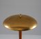 Modern Swedish Brass and Oak Table Lamp attributed to Nordiska Kompaniet Nk, 1930s 4