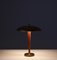 Modern Swedish Brass and Oak Table Lamp attributed to Nordiska Kompaniet Nk, 1930s 8