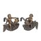 Figurines de Cheminée en Bronze, Set de 2 1