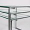 Glass & Metal Nesting Tables, 1970s, Set of 3 4