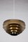 Lampe à Suspension Modèle Verona Vintage en Laiton attribuée à Svend Middelboe pour Nordic Solar, 1969 4