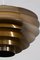 Vintage Brass Model Verona Pendant Lamp attributed to Svend Middelboe for Nordic Solar, 1969, Image 5