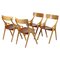 Dining Chairs attributed to Arne Hovmand Olsen for Mogens Kold, Denmark, 1959, Set of 4, Image 1