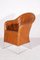 Belgian Armchair in Camel Leather from Durlet, 1980 2