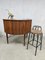 Vintage Slatted Cocktail Bar & Stools, 1960s, Set of 3, Image 2