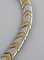 Modernistische Halskette aus vergoldetem Sterling Silber von Tiffany & Company, New York, 1970er 6