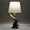 Italian Budgerigar Bird Ceramic Table Lamp, 1950s 8