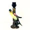 Italienische Wellensittich Vogel Keramik Tischlampe, 1950er 3