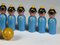 Wooden Toy Bowling Game from Gurman Matelica, Italy, 1940s, Set of 12, Image 6