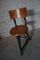 Industrieller Deutscher Vintage Stuhl aus Holz & Metall 4