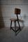 Industrieller Deutscher Vintage Stuhl aus Holz & Metall 2