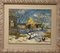 Leonid Vaichilia, Blue Day with Snow, Oil Painting, 1985, Framed, Image 1